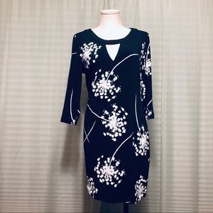Banana Republic Black and White Print Dress